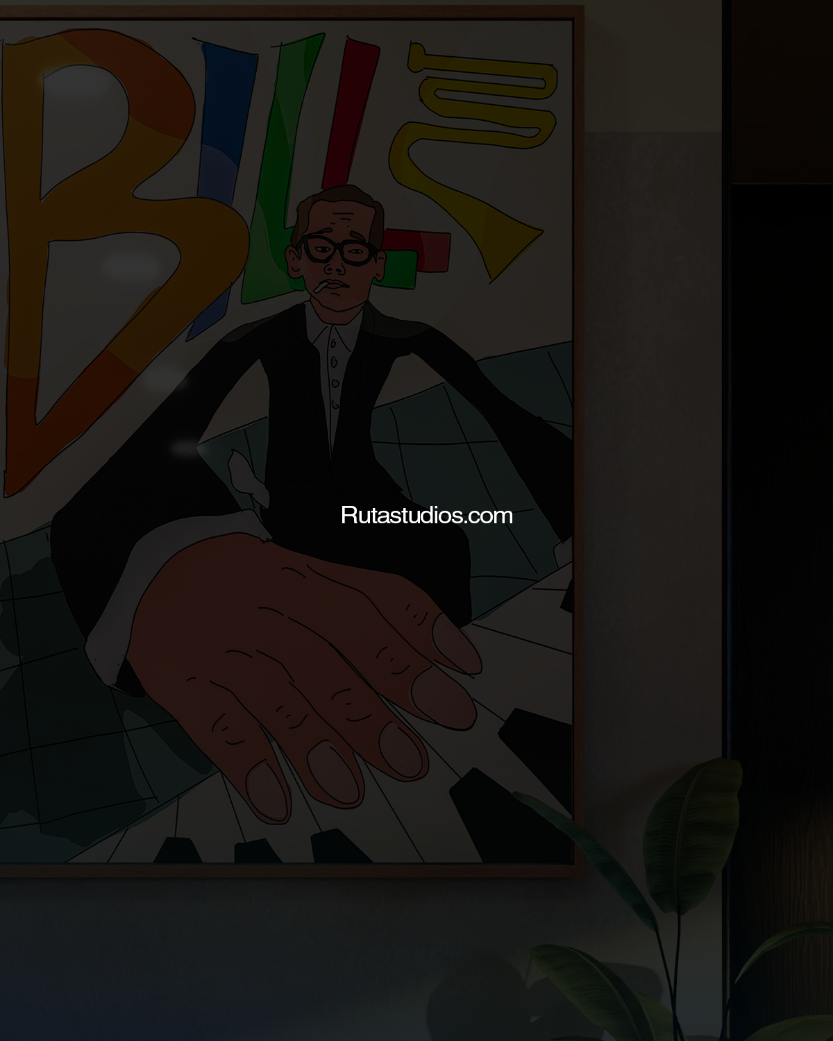 Bill Evans Art Print